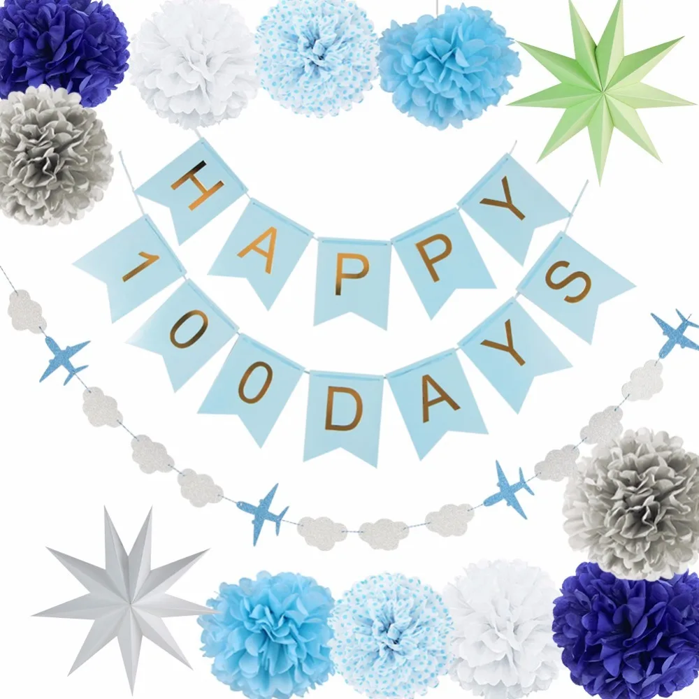 14Pcs/Set Blue Theme Kids Birthday Party Decoration Set Party Supplies Happy Birthday Banner PomPoms Decor For kids Party Favor
14Pcs/Set Blue Theme Kids Birthday Party Decoration Set Party Supplies Happy Birthday Banner PomPoms Decor For kids Party Favor