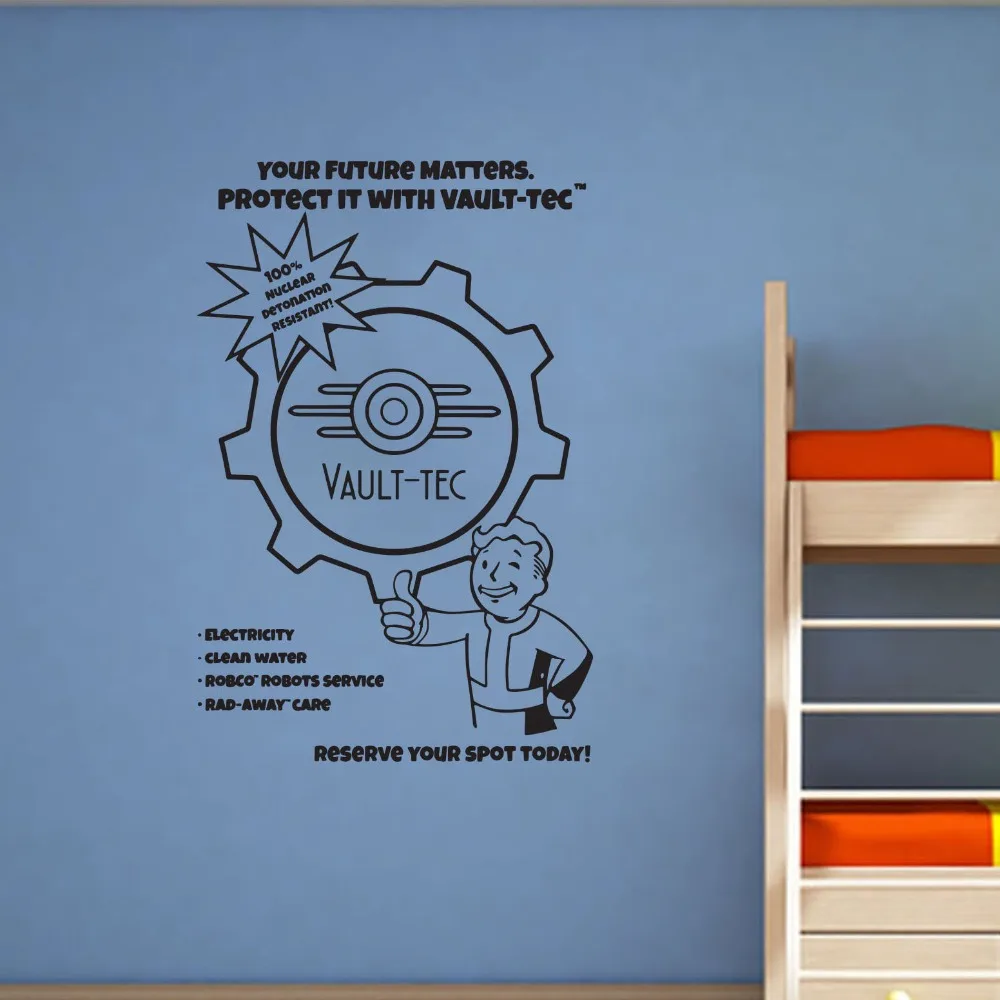 Wall Stickers For Kids Rooms Stickers Fallout Art Decor Game Vinyl Wall Decal For Kids Rooms Boys Living Bedroom Mural D805
Wall Stickers For Kids Rooms Stickers Fallout Art Decor Game Vinyl Wall Decal For Kids Rooms Boys Living Bedroom Mural D805