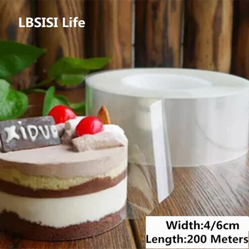 LBSISI Life 4/6cm Wide Clear Mousse Cake Around Sides of Soft Transparent PET Film Side Decorative Paper Baking Packaging Small
LBSISI Life 4/6cm Wide Clear Mousse Cake Around Sides of Soft Transparent PET Film Side Decorative Paper Baking Packaging Small