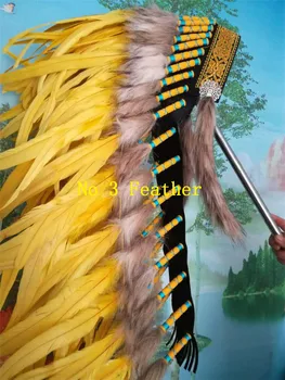28inches yellow feather headdress handmade headdress feather headpiece costume supply
28inches yellow feather headdress handmade headdress feather headpiece costume supply