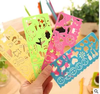 24 set/lot Creative Candy Color Drawing Template Ruler Promotional Gift Stationery
24 set/lot Creative Candy Color Drawing Template Ruler Promotional Gift Stationery