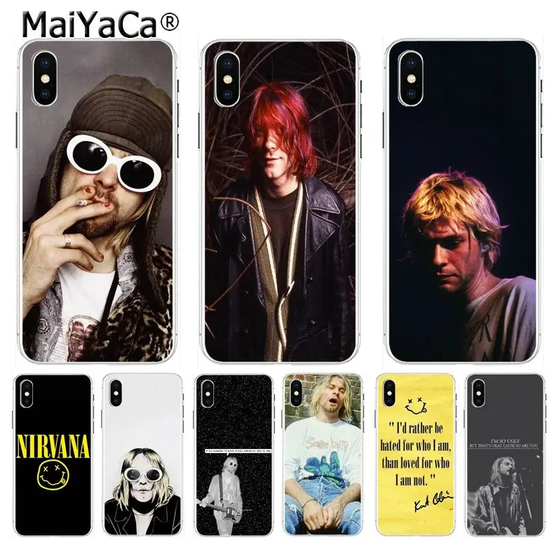 MaiYaCa Nirvana Kurt Cobain On Sale Phone Accessories Case for Apple iPhone 8 7 6 6S Plus X XS max 5 5S SE XR Mobile Cover
MaiYaCa Nirvana Kurt Cobain On Sale Phone Accessories Case for Apple iPhone 8 7 6 6S Plus X XS max 5 5S SE XR Mobile Cover