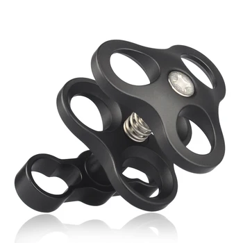 MINIFOCUS 1" Inch Standard 3 Hole Ball Clamp Diving Triple Ball Clip Mount for Underwater Camera Light Triple Ball Arm System
MINIFOCUS 1" Inch Standard 3 Hole Ball Clamp Diving Triple Ball Clip Mount for Underwater Camera Light Triple Ball Arm System