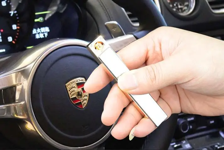 2PCS/LOT New Creative Metal Mini Long Thin Windproof Rechargeable Electronic Cigarette Lighter
2PCS/LOT New Creative Metal Mini Long Thin Windproof Rechargeable Electronic Cigarette Lighter