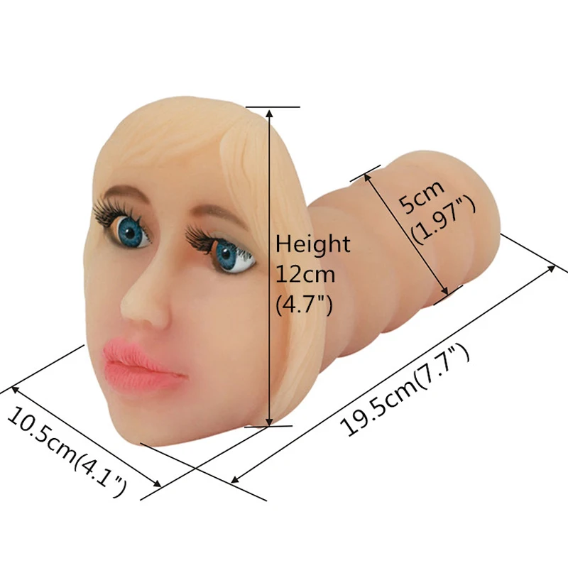 Pussy Masturbation Oral Sex Toy Men Blow Job Deep Throat Mouth Hands Free Male Masturbator Cup Hot Adult Toys Masturbators For 2