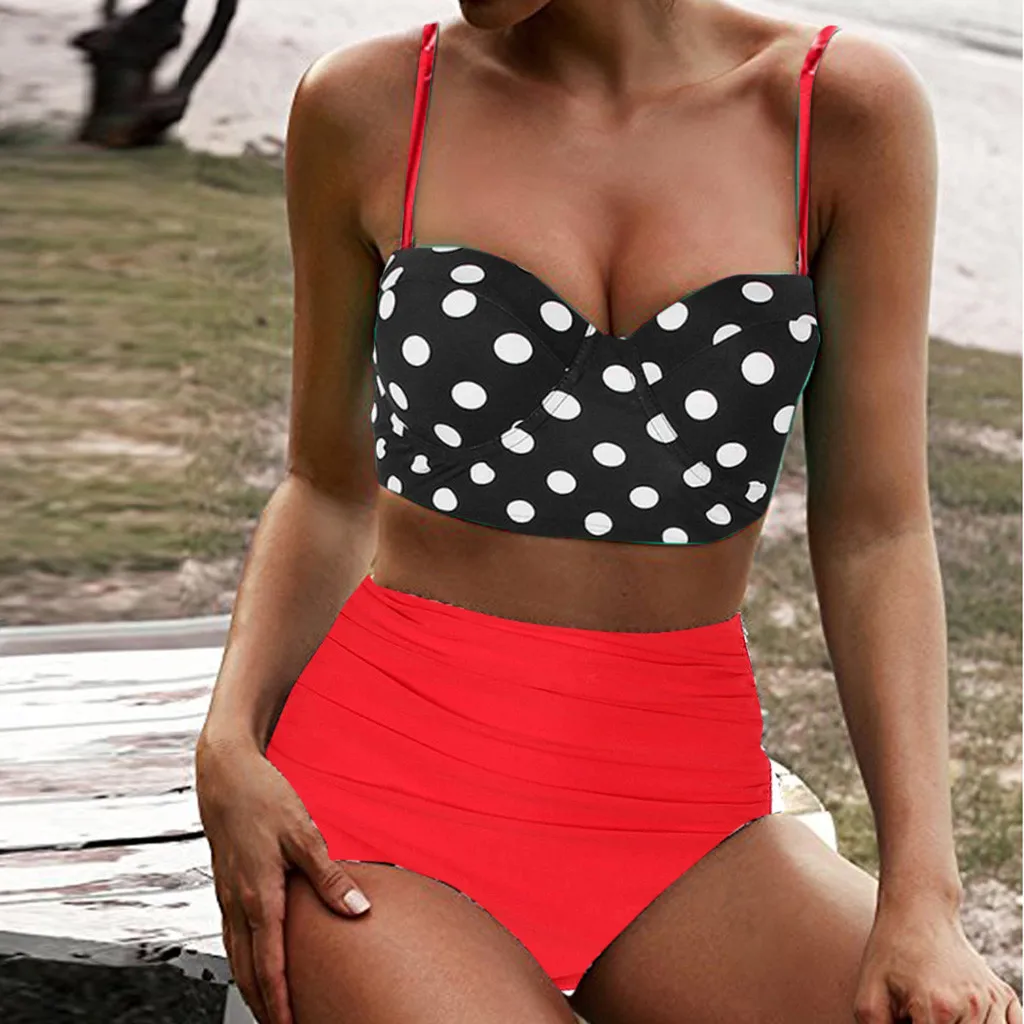 Women High Waist Bikinis Swimwear Summer Swimsuit Daily Sexy Female Retro Beachewear Bikini Set maillot de bain fille enfant
Women High Waist Bikinis Swimwear Summer Swimsuit Daily Sexy Female Retro Beachewear Bikini Set maillot de bain fille enfant