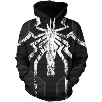 Web of Spider-Man Venom Costume Spider-Man Hoodies Sweatshirts Cosplay men and women anime 3D Printing Jacket Hooded sweater
Web of Spider-Man Venom Costume Spider-Man Hoodies Sweatshirts Cosplay men and women anime 3D Printing Jacket Hooded sweater