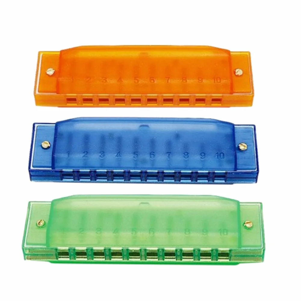 Gmarty 1Pc Musicical Instrument Key C Gift For Music Lover Learner Beginner 10 Holes Diatonic Translucent Plastic Harmonica
Gmarty 1Pc Musicical Instrument Key C Gift For Music Lover Learner Beginner 10 Holes Diatonic Translucent Plastic Harmonica