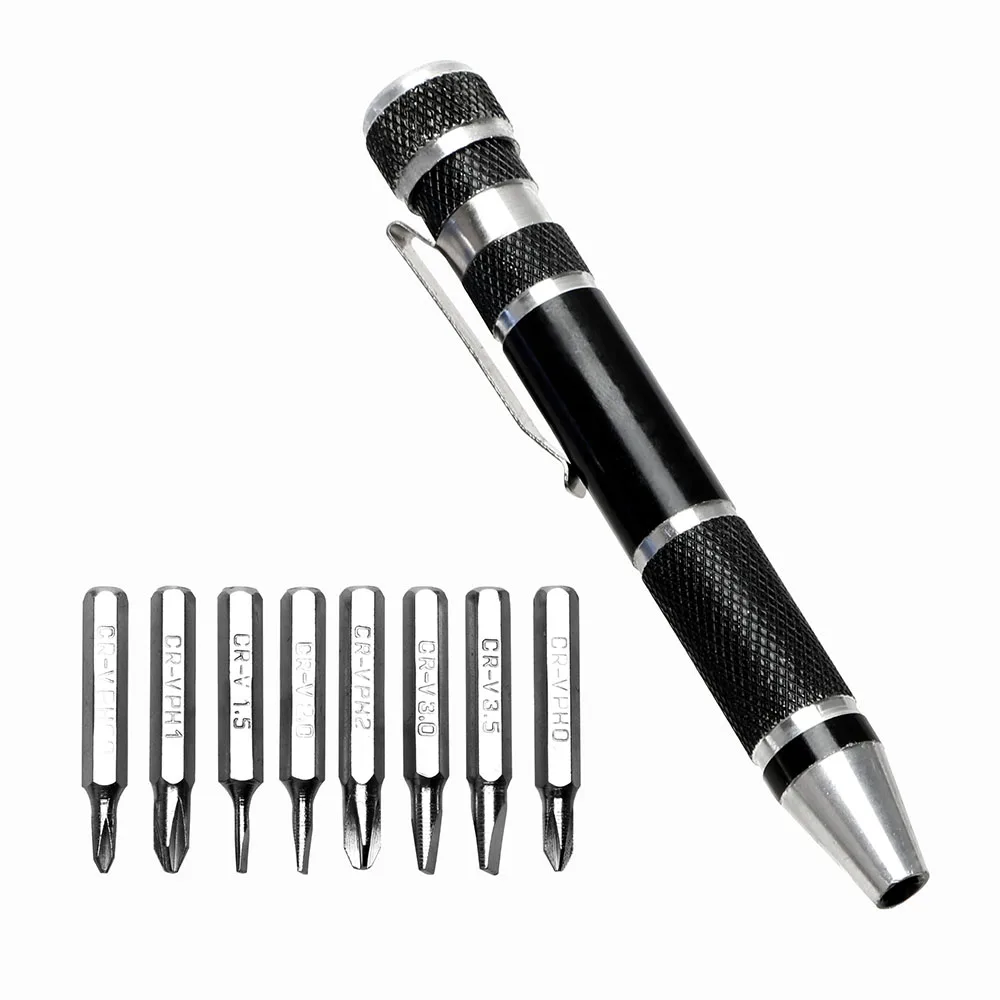 DIYWORK Precision Multi-Tool Precision Mobile phone Repair Tool Kit Screw Driver Set Aluminum Pen Style Screwdriver 8 in 1
DIYWORK Precision Multi-Tool Precision Mobile phone Repair Tool Kit Screw Driver Set Aluminum Pen Style Screwdriver 8 in 1