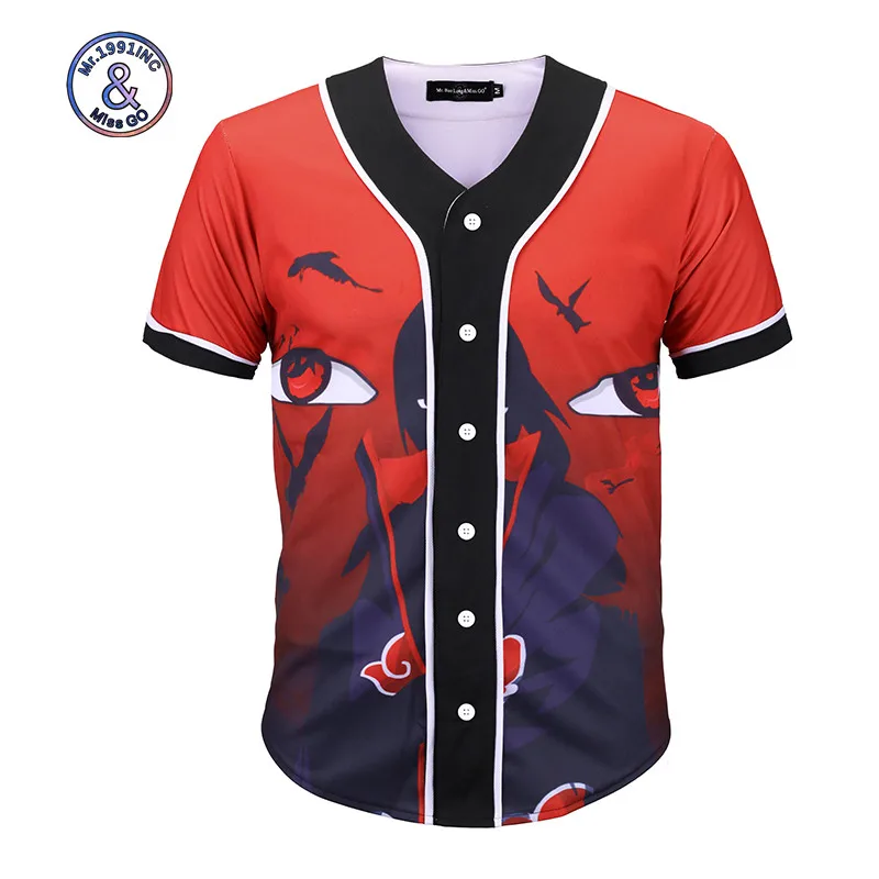 2019 3D Men's Baseball Shirt Cartoon Anime Eye Short Sleeve Cardigan Large Size Baseball Wear
2019 3D Men's Baseball Shirt Cartoon Anime Eye Short Sleeve Cardigan Large Size Baseball Wear