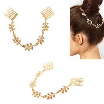 Women Sexy Hair Wedding Jewelry Chain Headwear Leaves Comb Hair Headband Accessories
Women Sexy Hair Wedding Jewelry Chain Headwear Leaves Comb Hair Headband Accessories