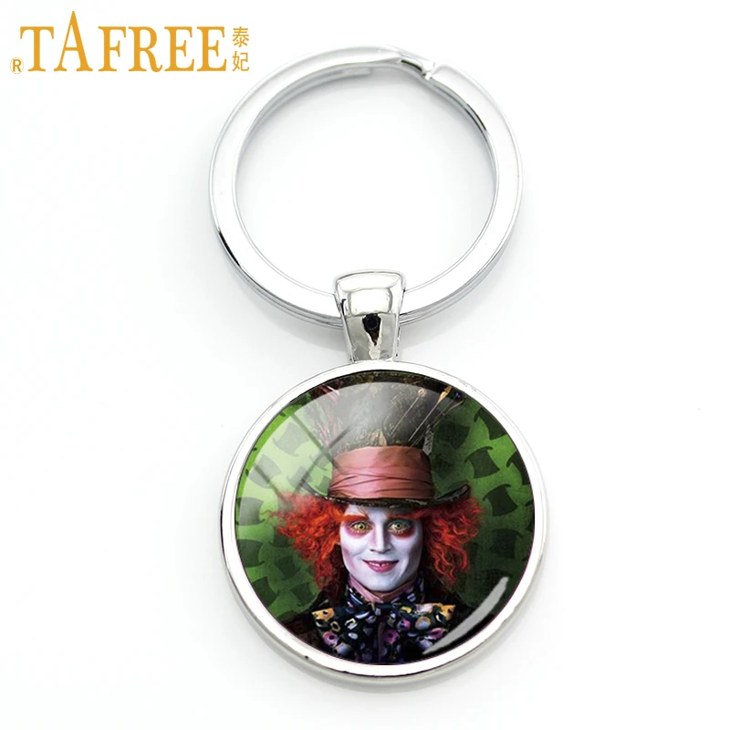 TAFREE New women men keychain Alice In Wonderland jewelry White Rabbit Mad Hatter cartoon key chains holder for car bag CT03
TAFREE New women men keychain Alice In Wonderland jewelry White Rabbit Mad Hatter cartoon key chains holder for car bag CT03