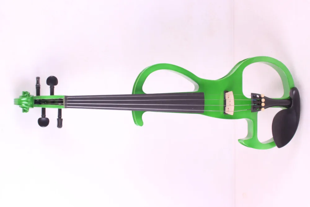 4 string 4/4 Electric Violin WHITE green color #2 the item is the color if you need other color please tell me
4 string 4/4 Electric Violin WHITE green color #2 the item is the color if you need other color please tell me