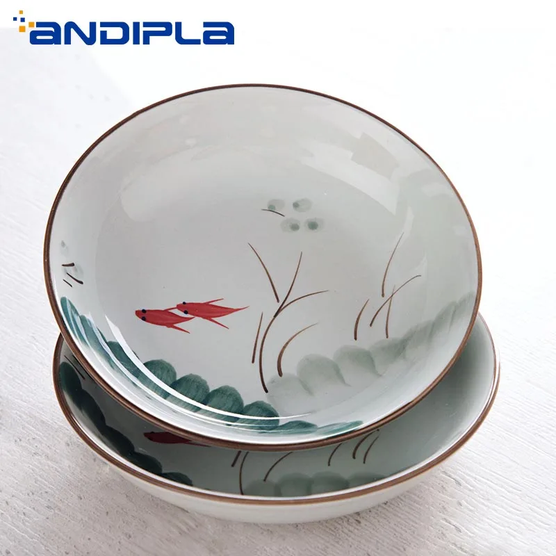Creative Ceramics Hand Painted Small Fish Tableware Steak Spaghetti Round Dish Birthday Party Dinnerware Fruit Cake Dish Crafts
Creative Ceramics Hand Painted Small Fish Tableware Steak Spaghetti Round Dish Birthday Party Dinnerware Fruit Cake Dish Crafts