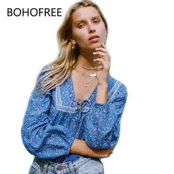 BOHOFREE Autumn Tops Boho Chic Fashion Floral Blusas Femme V Neck Long Sleeve Blusas Mujer Pullovers Mock Tops Women Gpysy Tops
BOHOFREE Autumn Tops Boho Chic Fashion Floral Blusas Femme V Neck Long Sleeve Blusas Mujer Pullovers Mock Tops Women Gpysy Tops