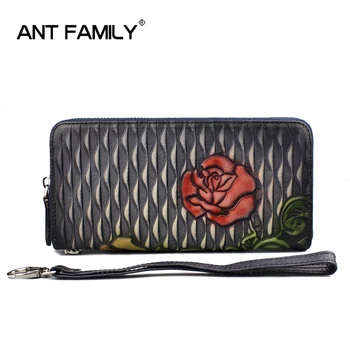 Vintage Women Wallet Genuine Leather Women Wallet Zipper Long Purse Female Rose Clutch Ladies Real Leather Wallet Card Holder
Vintage Women Wallet Genuine Leather Women Wallet Zipper Long Purse Female Rose Clutch Ladies Real Leather Wallet Card Holder
