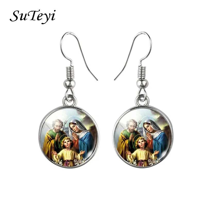 AUTEYI trendy women Hook Earrings our lady of Guadalupe Jewelry Virgin Mary Christian Jesus Buddhist Buddha earrings Gifts
AUTEYI trendy women Hook Earrings our lady of Guadalupe Jewelry Virgin Mary Christian Jesus Buddhist Buddha earrings Gifts