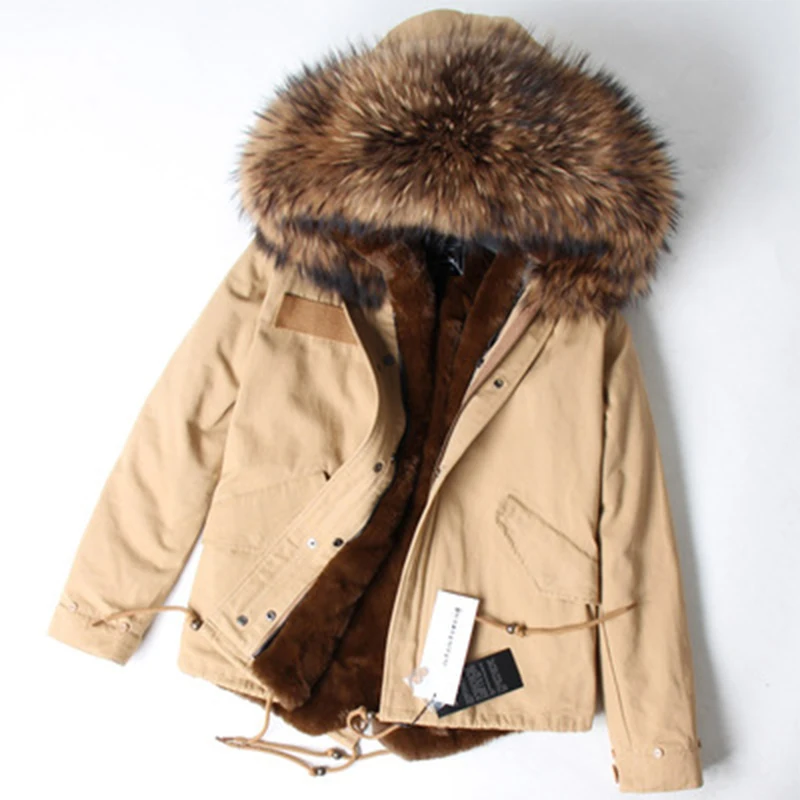 2019 Mao Mao Kong New Women Winter Army Green Jacket Coats Thick Parkas Large Real Raccoon Fur Collar Hooded Outwear
2019 Mao Mao Kong New Women Winter Army Green Jacket Coats Thick Parkas Large Real Raccoon Fur Collar Hooded Outwear