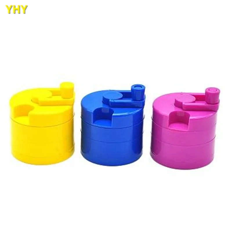 4 Layers 63mm Plastic Herb Grinder Plastic Hand Muller Tobacco Grinder Powder Crusher with Handle Smoking Hand Crank Herb
4 Layers 63mm Plastic Herb Grinder Plastic Hand Muller Tobacco Grinder Powder Crusher with Handle Smoking Hand Crank Herb