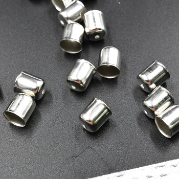 FLTMRH 30pcs 4mm*5mm Gold silver color BNeck lace Leather Cord End Caps Tassel Crimp End Connector DIY Jewelry Findings
FLTMRH 30pcs 4mm*5mm Gold silver color BNeck lace Leather Cord End Caps Tassel Crimp End Connector DIY Jewelry Findings
