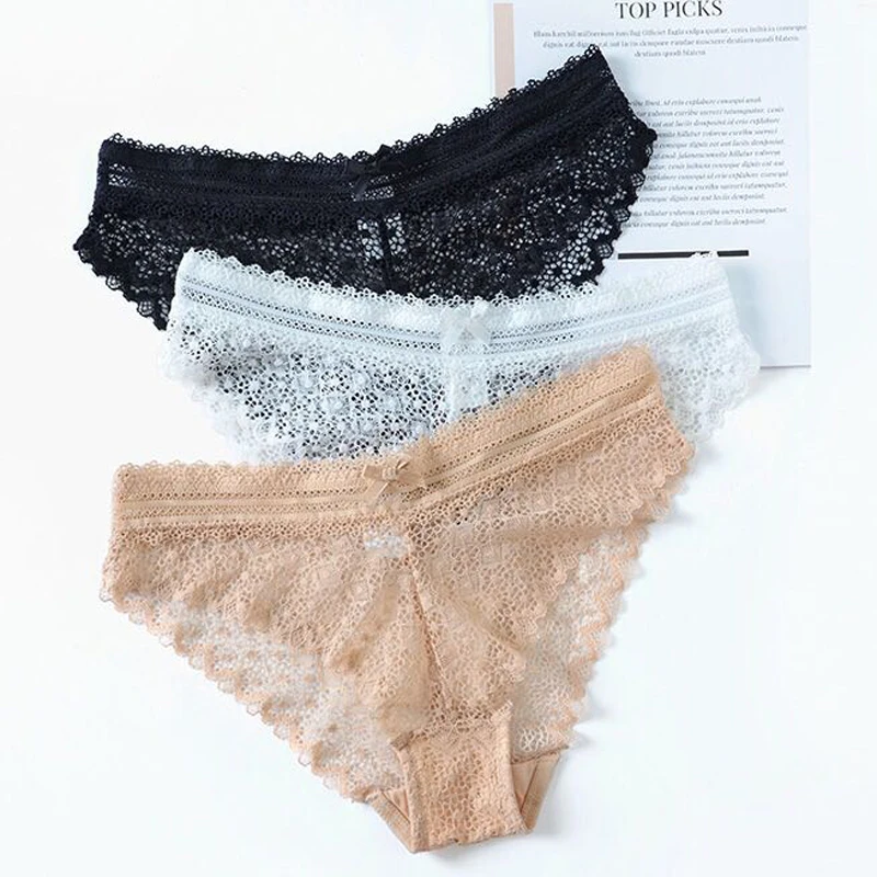 Wriufred Romantic Ultra-thin Sexy Perspective Lace Underwear Comfortable Ladies Panties Low Waist Briefs Plus Size Underpants
Wriufred Romantic Ultra-thin Sexy Perspective Lace Underwear Comfortable Ladies Panties Low Waist Briefs Plus Size Underpants