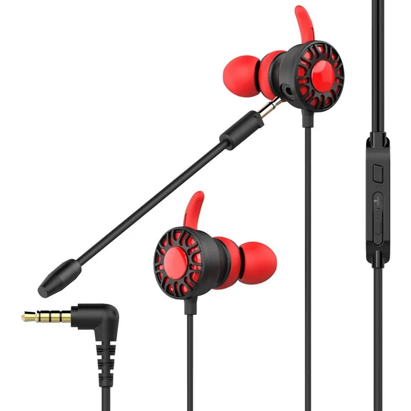 Double mic inear earphones gaming headset with microphone elbow wired earbuds pc phone earpiece for gamer
Double mic inear earphones gaming headset with microphone elbow wired earbuds pc phone earpiece for gamer