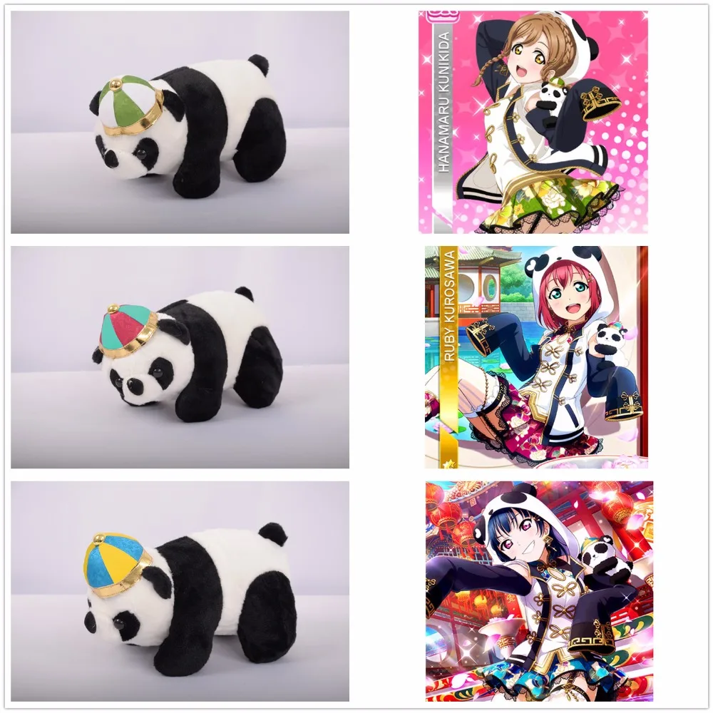 Anime LoveLive!SunShine!! Aqours Hanamaru Yoshiko Ruby Black White Panda Cute Puppet Cosplay Toy Gift for Girl (Size 25CM*15CM)
Anime LoveLive!SunShine!! Aqours Hanamaru Yoshiko Ruby Black White Panda Cute Puppet Cosplay Toy Gift for Girl (Size 25CM*15CM)