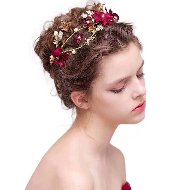 Bridal Wearing Rhinestone Simulation Flowers Beads Headband Hair Jewelry New Arrival Fancy Bulk New Vintage Tiaras Hairband SL
Bridal Wearing Rhinestone Simulation Flowers Beads Headband Hair Jewelry New Arrival Fancy Bulk New Vintage Tiaras Hairband SL