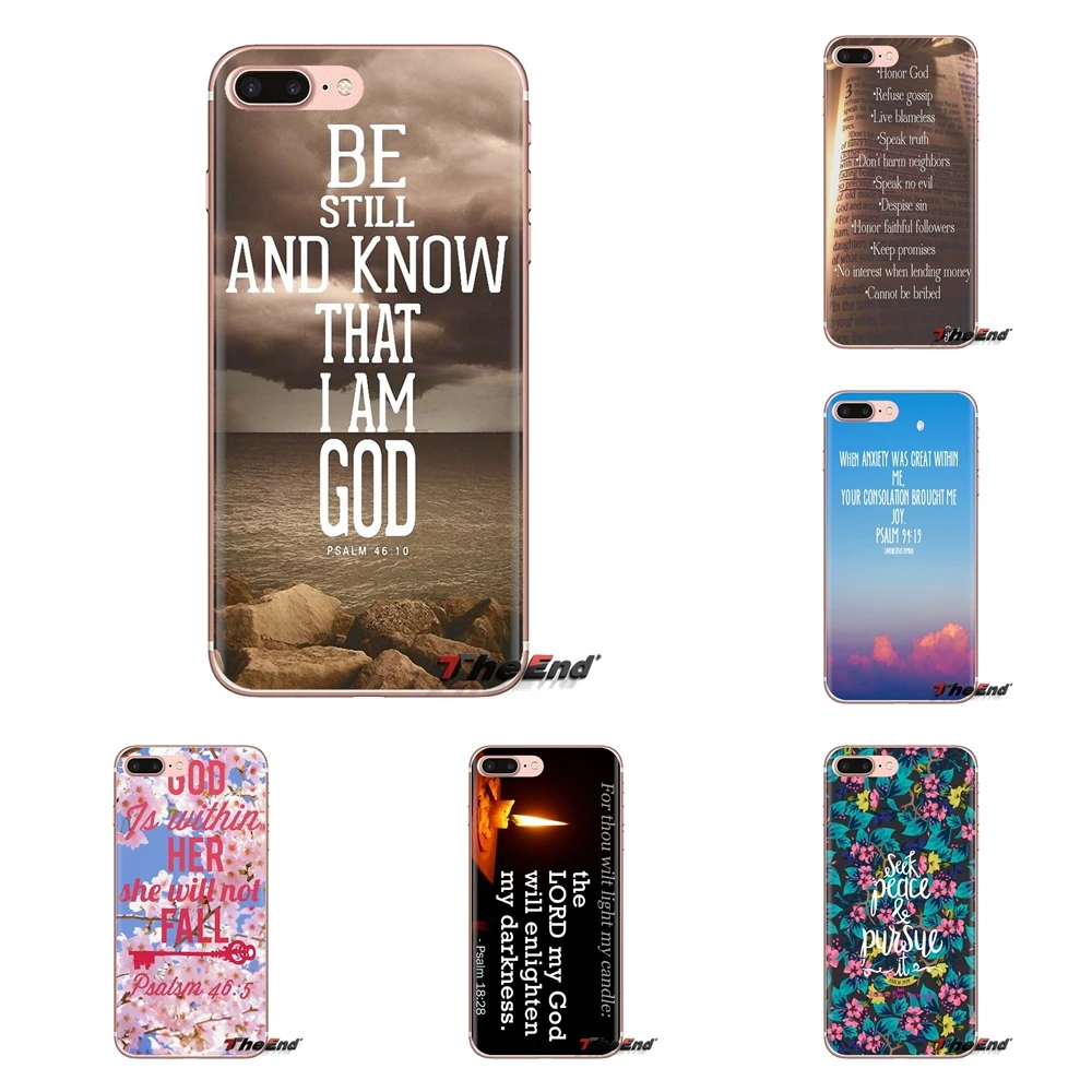 Для iPod Touch Apple iPhone 4 4S 5 5S SE 5C 6 6S 7 8 X XR XS Plus MAX Psalms-это книга библейских цитат
