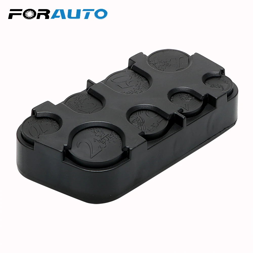 FORAUTO Auto Coin Holder Storage Box Money Container Organizer Plastic Stowing Tidying Car Euro Coin Case Interior Accessories
FORAUTO Auto Coin Holder Storage Box Money Container Organizer Plastic Stowing Tidying Car Euro Coin Case Interior Accessories
