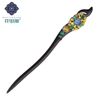 Ethnic Handmade Black And Ebony Yellow Stone Beads Cloisonne Section Stone Green Stone Female Accessories Hair Sticks FZ-17007
Ethnic Handmade Black And Ebony Yellow Stone Beads Cloisonne Section Stone Green Stone Female Accessories Hair Sticks FZ-17007