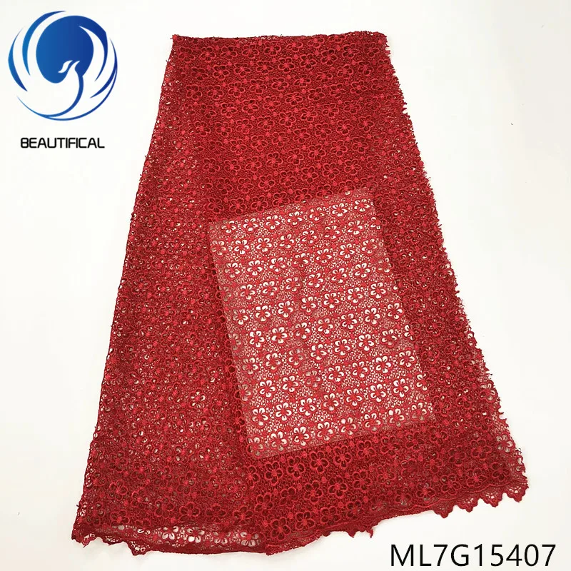 BEAUTIFICAL 2019 Cheaper Guipure Lace Embroidery African Cord Fabric Lace for Cloth Guipure Embroidery Lace ML7G154
BEAUTIFICAL 2019 Cheaper Guipure Lace Embroidery African Cord Fabric Lace for Cloth Guipure Embroidery Lace ML7G154