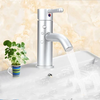 2 Styles Single Hole Bathroom Faucet Space aluminum Basin Sink Faucet Copper Mixer Tap Torneira Para Banheiro
2 Styles Single Hole Bathroom Faucet Space aluminum Basin Sink Faucet Copper Mixer Tap Torneira Para Banheiro