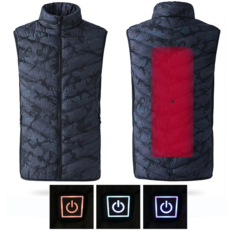 Winter Outwear Down Jacket USB Infrared Smart Heating Vest Electric Thermal Warm Inside Coat Hiking Vest Heating Cotton Clothes
Winter Outwear Down Jacket USB Infrared Smart Heating Vest Electric Thermal Warm Inside Coat Hiking Vest Heating Cotton Clothes