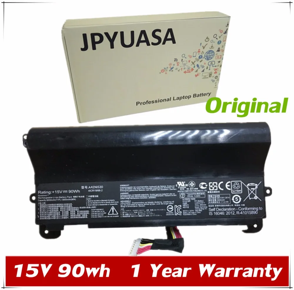 7XINbox 15V 90wh Original A42N1520 Laptop Battery For Asus ROG GFX72 GFX72VY G752VY series GFX72VL6700 GFX72VT6700 GFX72VY6700
7XINbox 15V 90wh Original A42N1520 Laptop Battery For Asus ROG GFX72 GFX72VY G752VY series GFX72VL6700 GFX72VT6700 GFX72VY6700