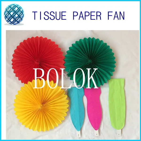 10pcs/lot 12"(30cm)White,green, pink, red so on Tissue Paper Fans for New Year Decoration
10pcs/lot 12"(30cm)White,green, pink, red so on Tissue Paper Fans for New Year Decoration