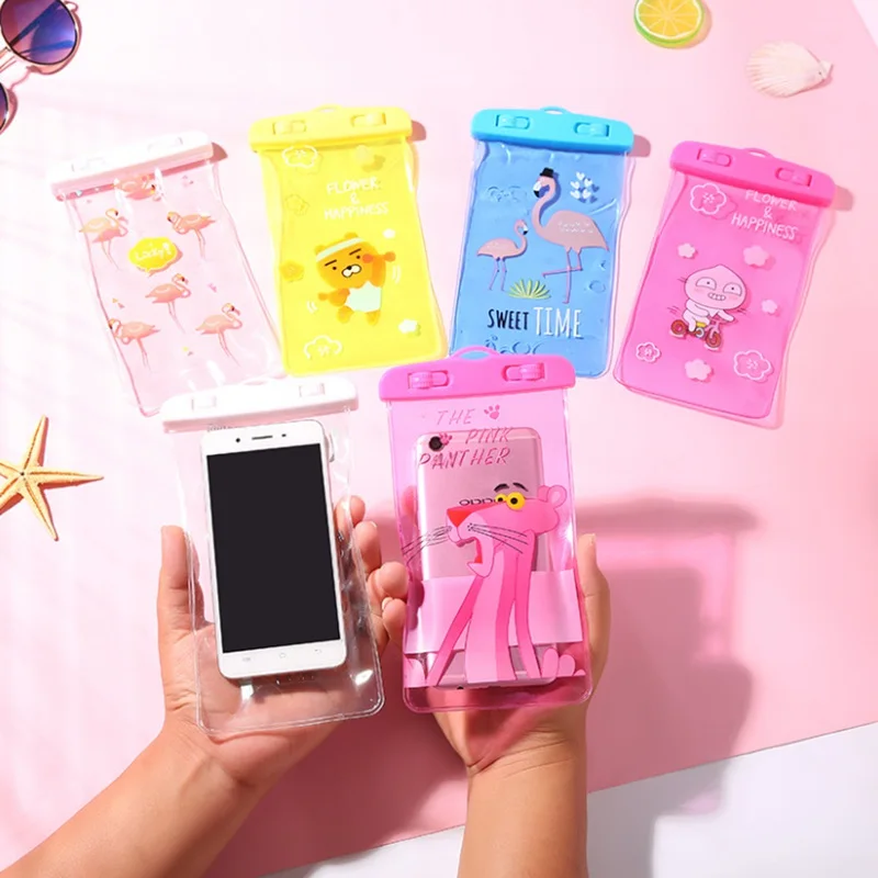 Cartoon Waterproof Mobile Phone Bag Case Proof Universal PVC Touch Screen Transparent Travel Water Swimming Storage Box Bags
Cartoon Waterproof Mobile Phone Bag Case Proof Universal PVC Touch Screen Transparent Travel Water Swimming Storage Box Bags