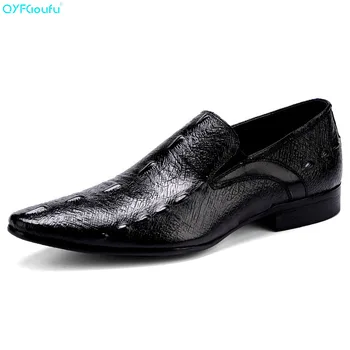 QYFCIOUFU Designer Pointy Italian Shoes For Men Oxford Genuine Leather Shoe Formal High Quality Crocodile Pattern Dress Shoe
QYFCIOUFU Designer Pointy Italian Shoes For Men Oxford Genuine Leather Shoe Formal High Quality Crocodile Pattern Dress Shoe