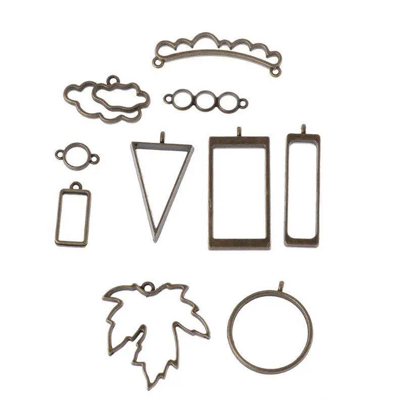 10Pcs Pressed Flower DIY UV Frame Pendants Open Bezel Setting UV Resin Jewelry Jewelry Findings
10Pcs Pressed Flower DIY UV Frame Pendants Open Bezel Setting UV Resin Jewelry Jewelry Findings