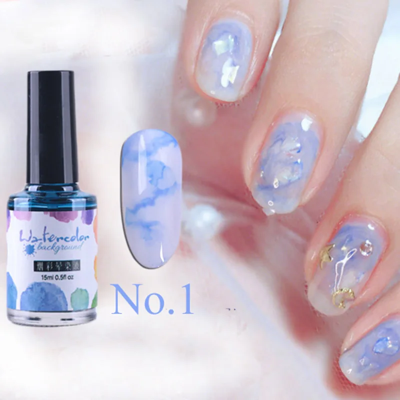New Arrival 1 Pcs DIY Watercolor Ink Nail Polish Blooming Gel Smoke Smudge Varnish Manicure Nail Art Polish Lacquer Decoration
New Arrival 1 Pcs DIY Watercolor Ink Nail Polish Blooming Gel Smoke Smudge Varnish Manicure Nail Art Polish Lacquer Decoration