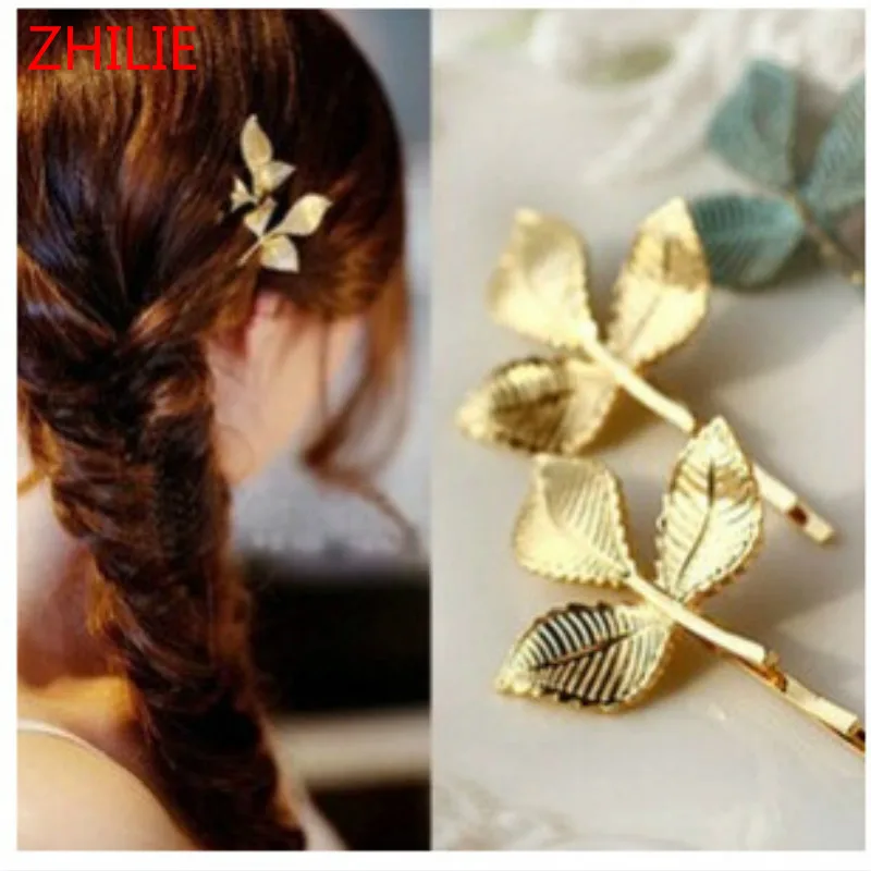 2017 new Korean version of the popular Sen female ornaments Sen Department of three leaves hairpin
2017 new Korean version of the popular Sen female ornaments Sen Department of three leaves hairpin