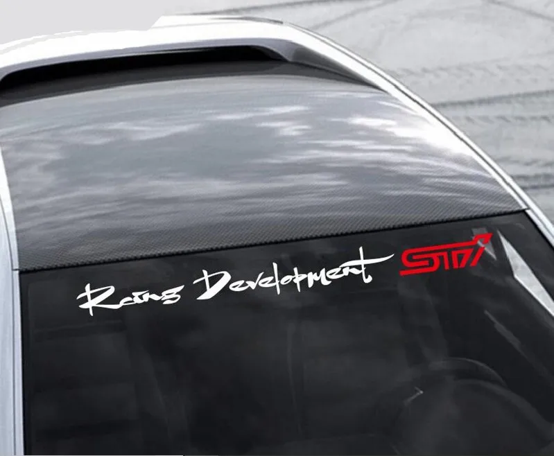 Car Styling Stickers Lettering Decals for Subaru Racing Development STI Car Front Windshield Motorcycle Accessories
Car Styling Stickers Lettering Decals for Subaru Racing Development STI Car Front Windshield Motorcycle Accessories