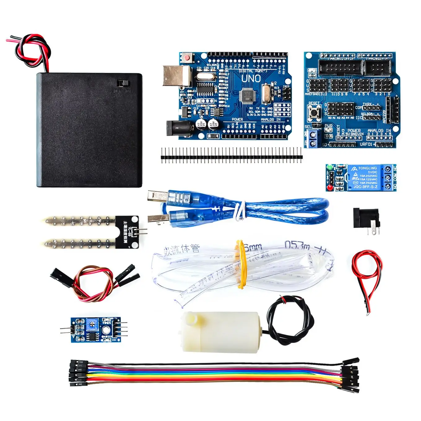UNO R3 V5.0 SENSOR Automatic irrigation module DIY kit soil moisture detection automatic water pumping
UNO R3 V5.0 SENSOR Automatic irrigation module DIY kit soil moisture detection automatic water pumping