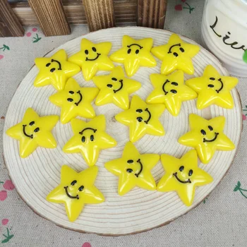 Kawaii Flatback DIY Yellow Star Resin Cabochons Flat Back Accessories Hair Bows Embellishment Decoration Crafts Making:33mm
Kawaii Flatback DIY Yellow Star Resin Cabochons Flat Back Accessories Hair Bows Embellishment Decoration Crafts Making:33mm