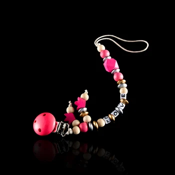 1Pc Cute Wooden Pacifier Holder Soother Clip Non-toxic Circle Beads Infant Baby Pacifier Chain Gifts Teething Toy
1Pc Cute Wooden Pacifier Holder Soother Clip Non-toxic Circle Beads Infant Baby Pacifier Chain Gifts Teething Toy