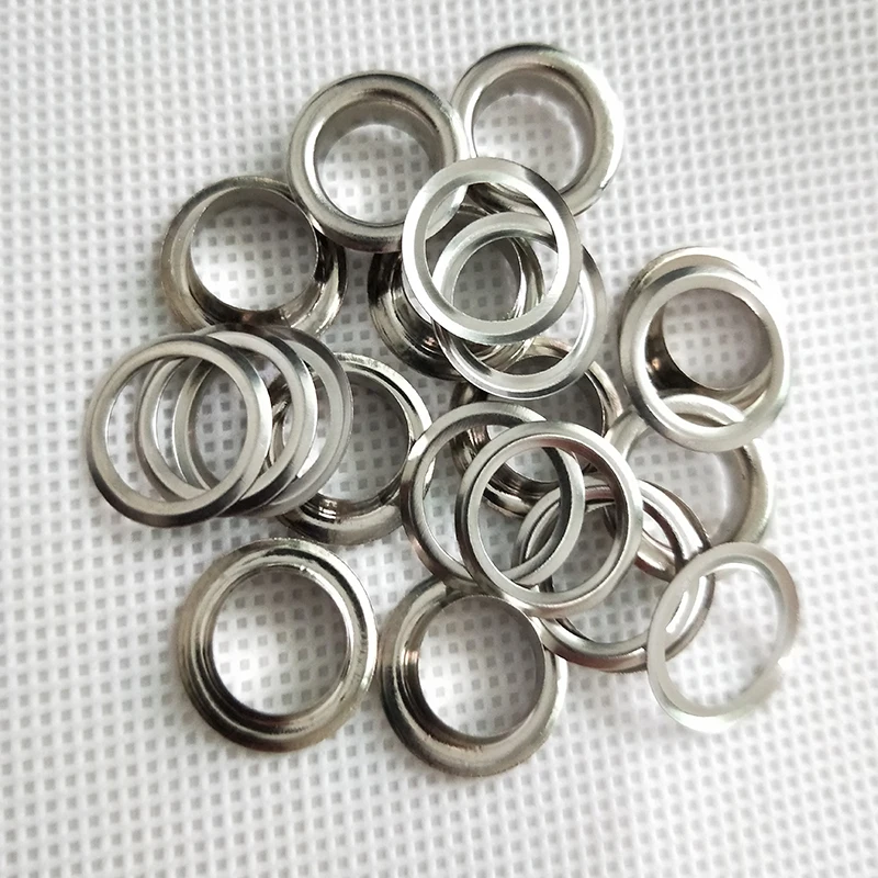 Silver garment Iron eyelets with gasket 10mm scrapbooking accessories Knitwear Jeans Apparel Bags Shoes 500 pcs/lot
Silver garment Iron eyelets with gasket 10mm scrapbooking accessories Knitwear Jeans Apparel Bags Shoes 500 pcs/lot