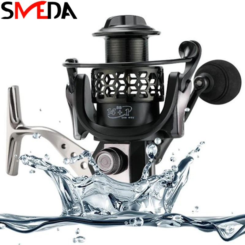 Fishing Reel Pesca 14BB 5.5:1 Spinning Reel Fishing Reel 1000-7000 Series Pre-Loading Spinning Wheel Ball Bearing Reels
Fishing Reel Pesca 14BB 5.5:1 Spinning Reel Fishing Reel 1000-7000 Series Pre-Loading Spinning Wheel Ball Bearing Reels