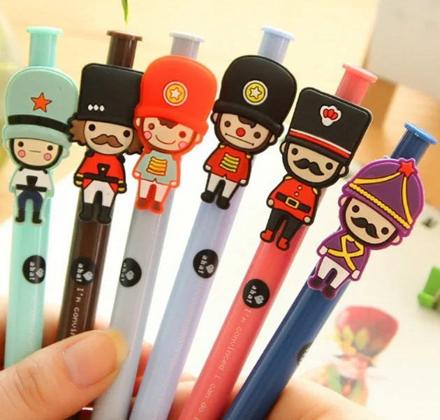 1pcs/lot New Cute 3D Solider Ballpoint pen 0.5mm Blue ball pen sweet signing pen funny gift office school supplies
1pcs/lot New Cute 3D Solider Ballpoint pen 0.5mm Blue ball pen sweet signing pen funny gift office school supplies
