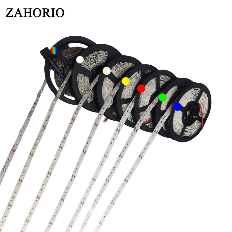 ZAHORIO 5M / Roll RGB led strip 2835 3528 Luminous Flux More Higher Than Old 3528 5630 5050 SMD LED Strip light 60LEDs/M DC 12V
ZAHORIO 5M / Roll RGB led strip 2835 3528 Luminous Flux More Higher Than Old 3528 5630 5050 SMD LED Strip light 60LEDs/M DC 12V