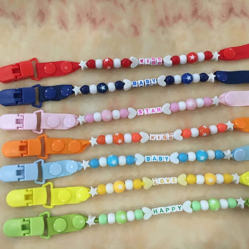 1 piece Baby Pacifier Clip Chain BPA Free Newborn Dummy Pacifier Chain Teether Holder 10 colors
1 piece Baby Pacifier Clip Chain BPA Free Newborn Dummy Pacifier Chain Teether Holder 10 colors